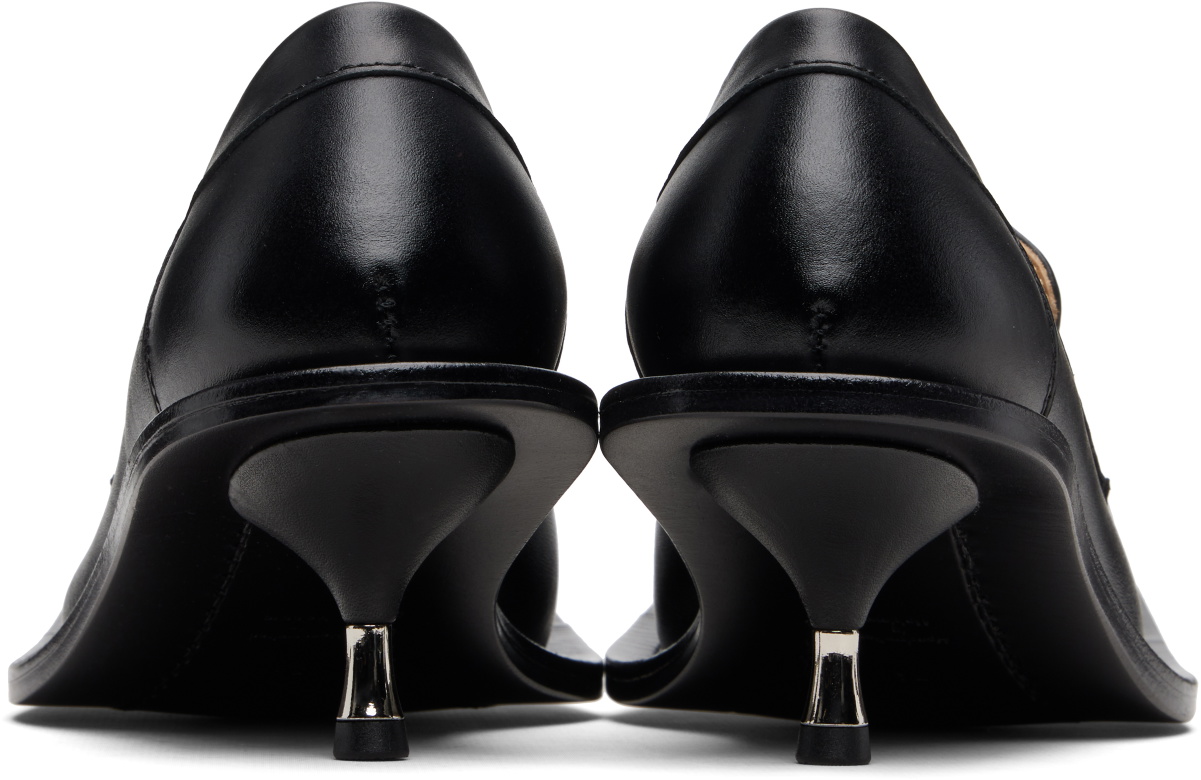 FIDAN NOVRUZOVA Black Barry Kitten Loafer Heels