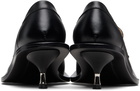 FIDAN NOVRUZOVA Black Barry Kitten Loafer Heels