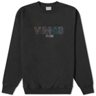 VTMNTS Men's Outline Logo Crew Sweat in Black
