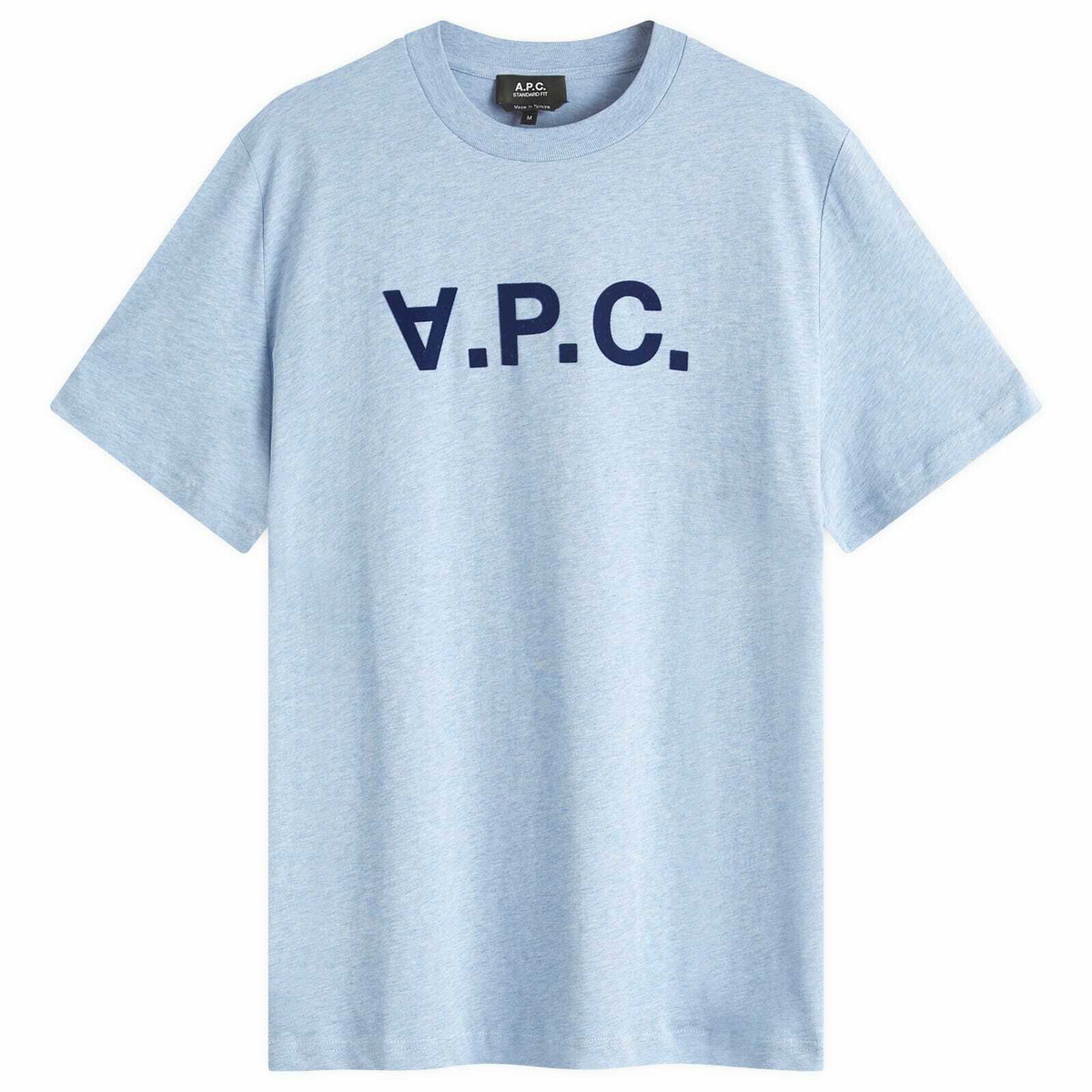 Tシャツ・カットソー A.P.C. 'VPC' t-shirt Blue A.P.C. VPC Color H T-Shirt in Blue | SVD USA