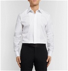 Favourbrook - White Eton Slim-Fit Bib-Front Double-Cuff Cotton-Poplin Tuxedo Shirt - White