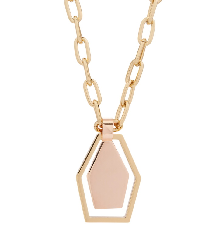 Photo: La DoubleJ Swinging Portal gold-plated necklace