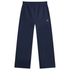 Champion Men's Reverse Weave Straight Hem Sweatpants in Blue