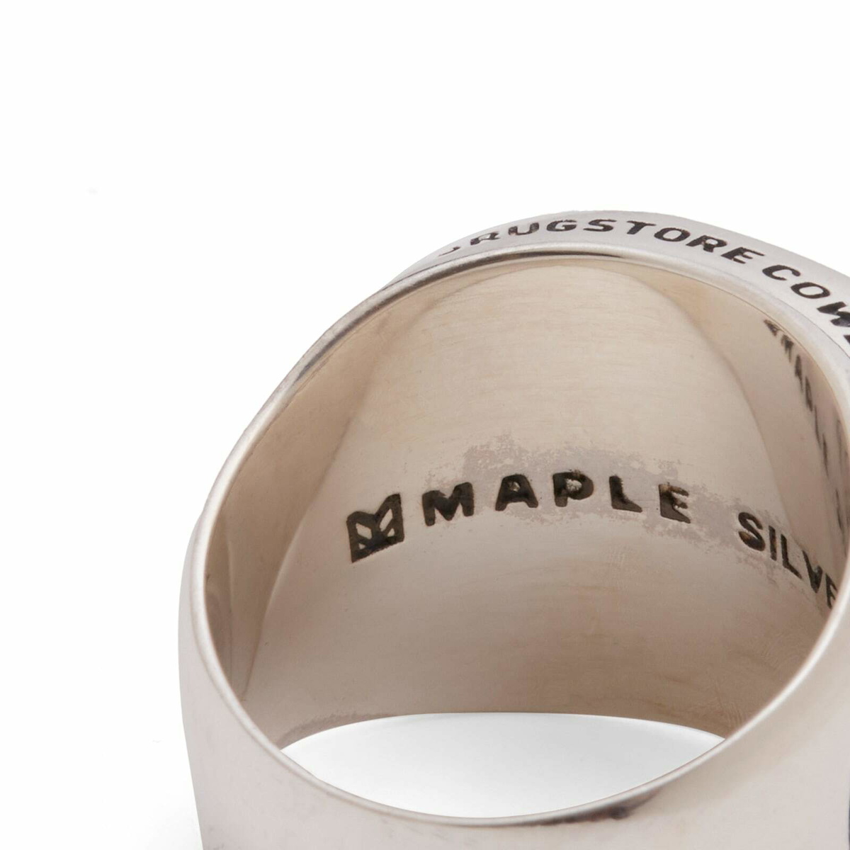Maple Men's Cowboy Signet Ring in Silver