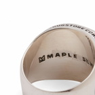 Maple Men's Cowboy Signet Ring in Silver