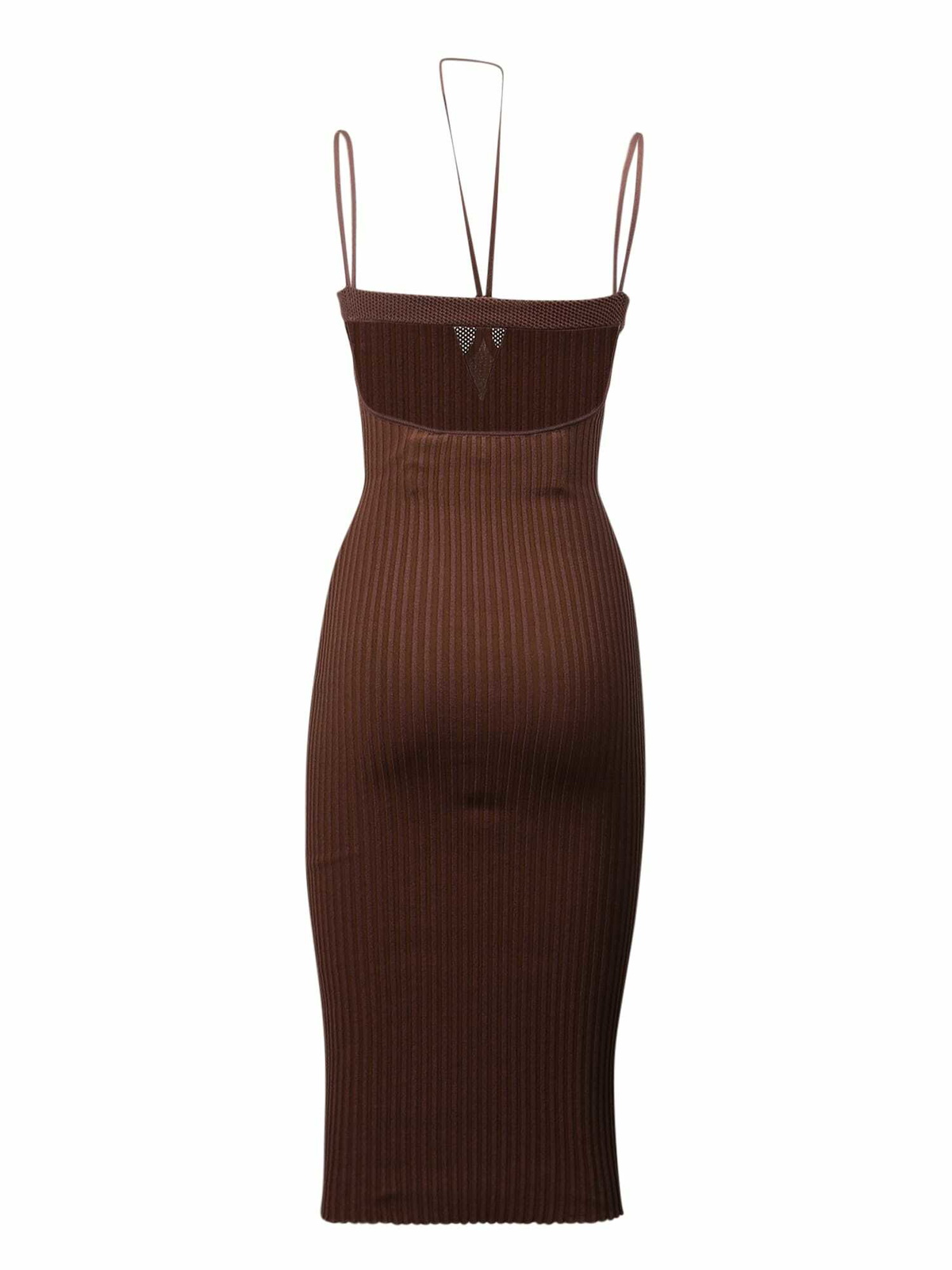 ANDREDAMO Ribbed Knit Midi Dress ANDREADAMO