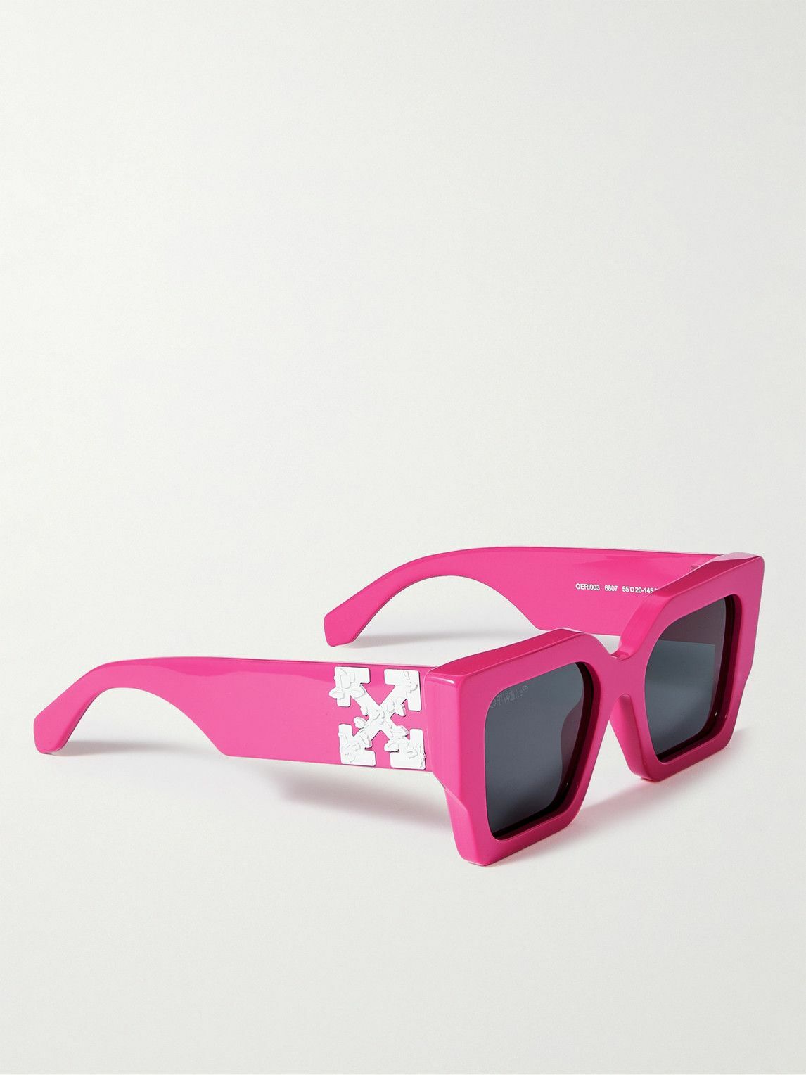 Off White CATALINA sunglasses fuchsia rectangular