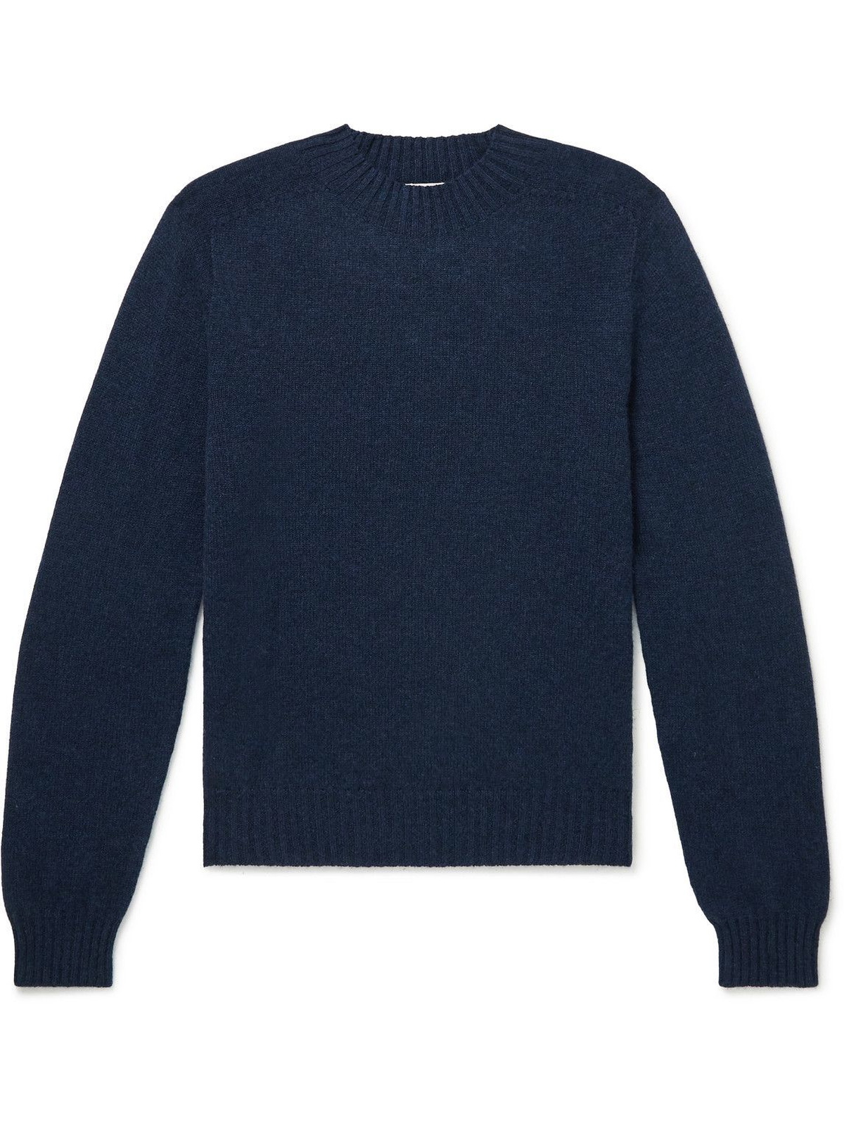 L.E.J - Cashmere Mock-Neck Sweater - Blue L.E.J