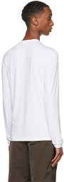 Giorgio Armani White Stretch Bamboo-Viscose Jersey T-Shirt