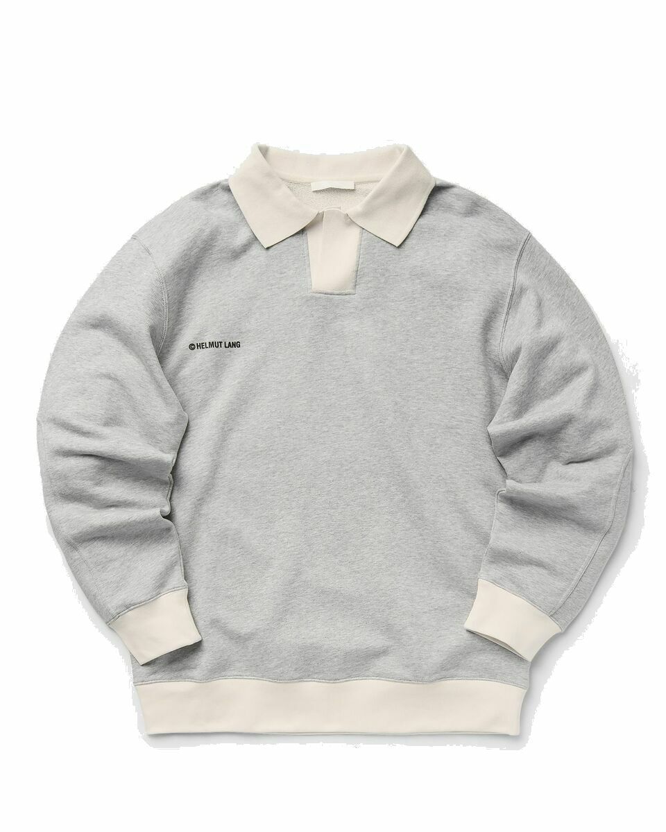 Photo: Helmut Lang Terry Polo Grey - Mens - Polos