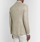 Canali - Beige Kei Cotton, Silk and Wool-Blend Blazer - Neutrals