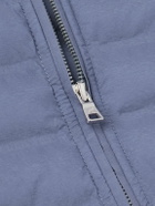 Peter Millar - Winsome Hybrid Tech-Jersey and Quilted Shell Jacket - Blue