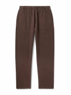 Stone Island - Marina Tapered Organic Cotton-Jersey Sweatpants - Brown