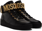 Moschino Black Basket Sneakers