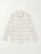 Remi Relief - Viyella Checked Wool-Blend Shirt - Blue