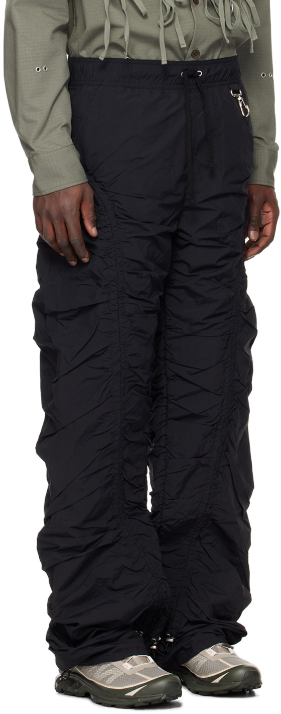 Reese Cooper Black Cinched Trousers