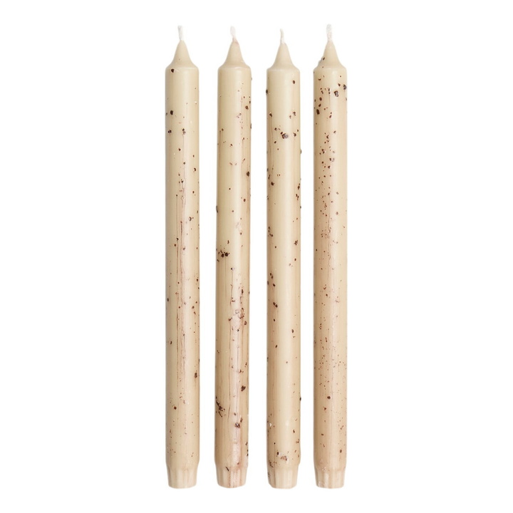 Photo: ferm LIVING Mura Candles - Set of 4 in Light Beige