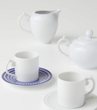L'Objet Aegean espresso cup and saucer