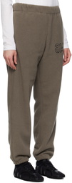 MM6 Maison Margiela Taupe Fleece Sweatpants