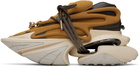 Balmain Tan Unicorn Low Sneakers