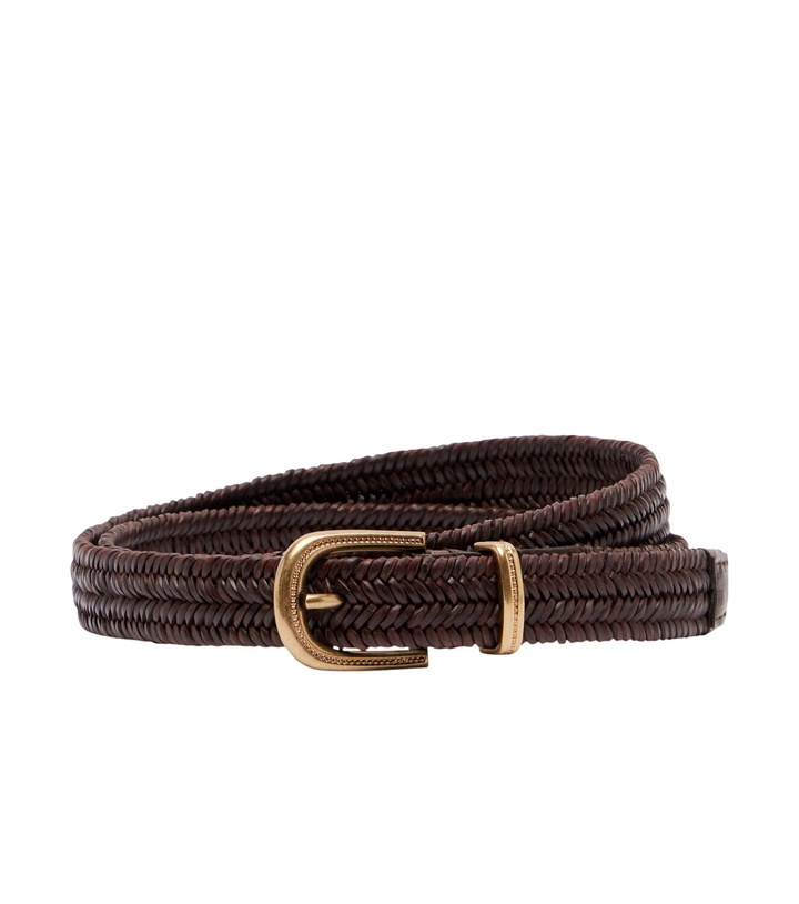 Photo: Brunello Cucinelli Woven leather belt