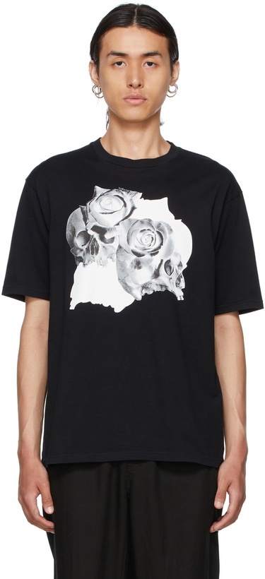 Photo: Undercover Black Skull & Roses T-Shirt