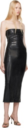 Miaou Black Lila Midi Dress
