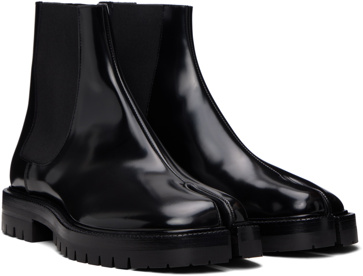 Maison Margiela Black Tabi Chelsea Boots