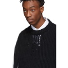 Calvin Klein 205W39NYC Black Fringe Sweater