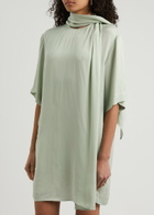Day Birger ET Mikkelsen Alaia Scarf-effect Mini Dress Light Green