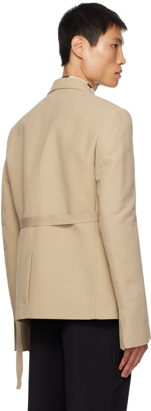 Jacquemus Beige Le Chouchou 'La Veste Piccinni' Blazer Jacquemus
