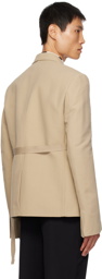 Jacquemus Beige Le Chouchou 'La Veste Piccinni' Blazer