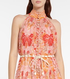 Zimmermann - Violet printed silk minidress