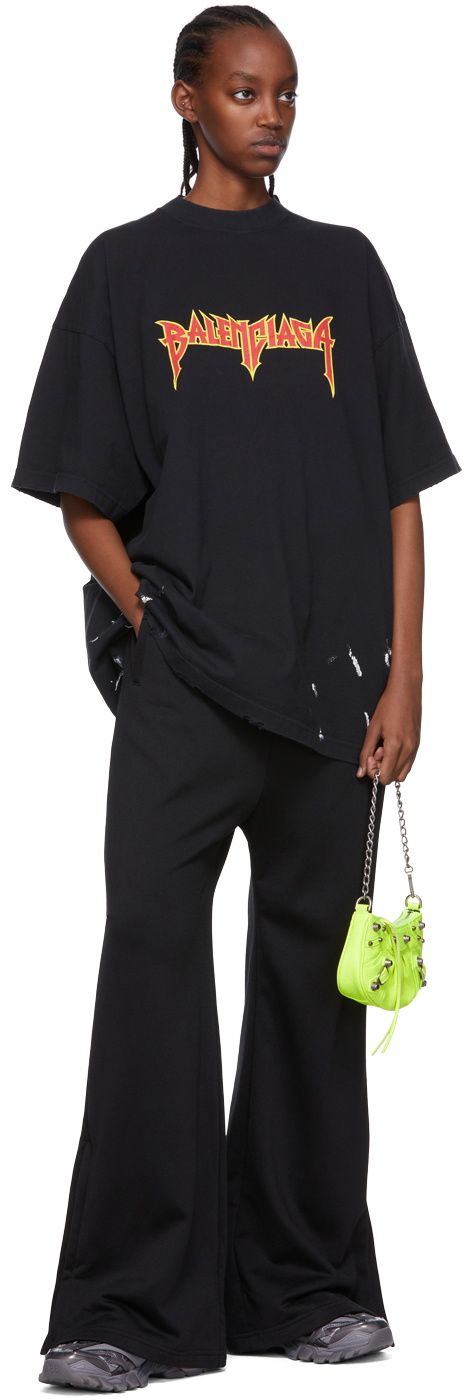 Balenciaga Black Cotton T-Shirt Balenciaga