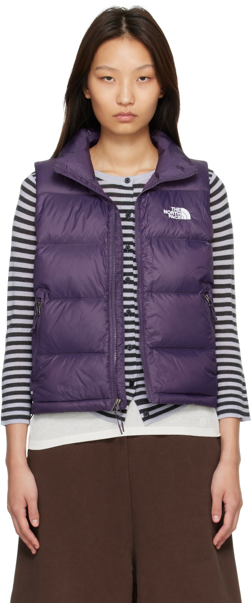 The North Face Purple Hydrenalite A-Line Down Vest