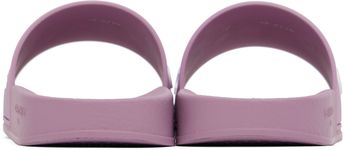 Givenchy Purple Rubber Pool Slides