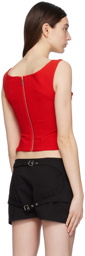 Miaou Red Imogene Tank Top