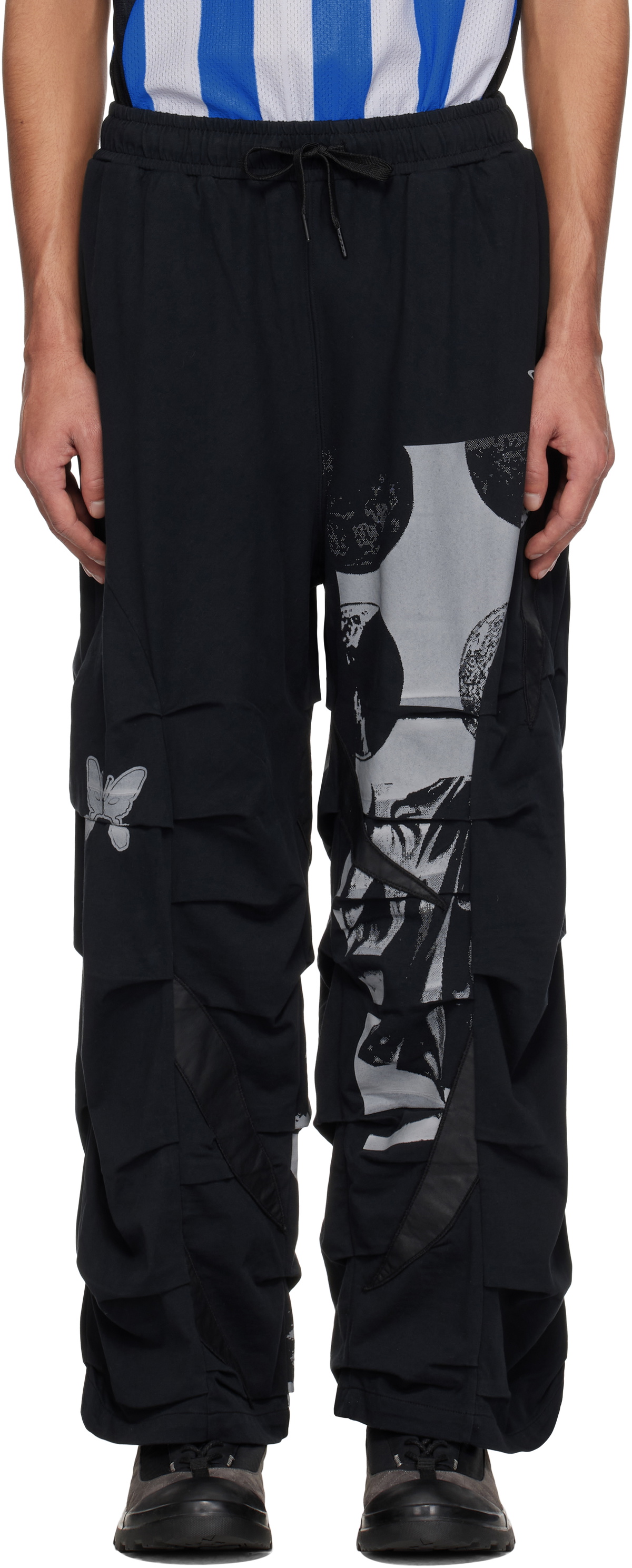 Perks and Mini Black Equinox Flower Trousers