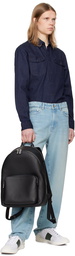 BOSS Black Smart Sleeve Grained Leather Backpack