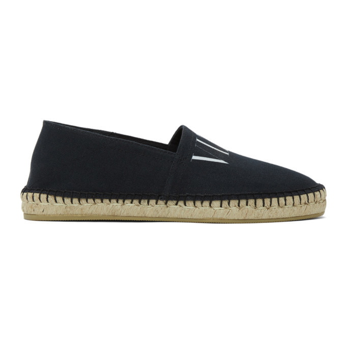 Photo: Valentino Black Valentino Garavani VLTN Espadrilles