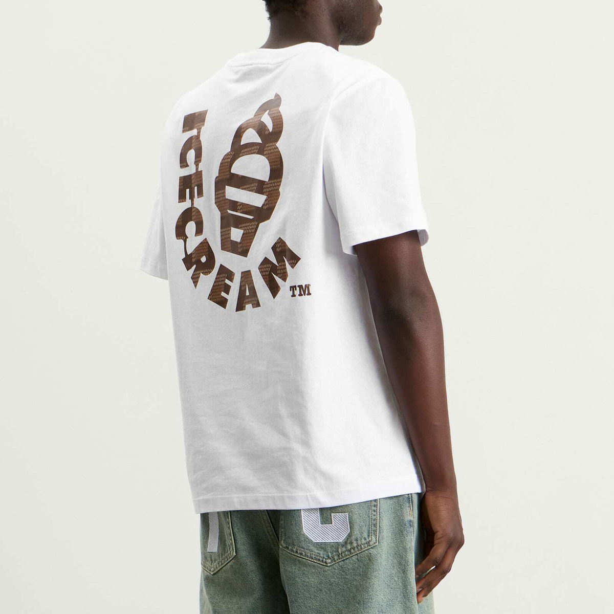 ICECREAM Men's Waffle Cone T-Shirt in White
