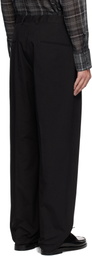 Carter Young SSENSE Exclusive Black Pleated Trousers