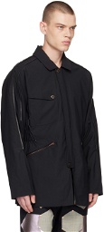 Kiko Kostadinov Black McNamara Uniform Coat