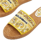 Dolce & Gabbana Women's Raffia and Printed in Espadrille