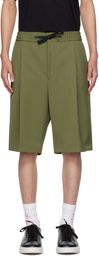 Hugo Green Relaxed-Fit Shorts