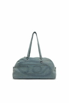 Diesel 1DR Dome-Duffle bag in denim with Oval D logo - Travel Bags - Unisex - Blue