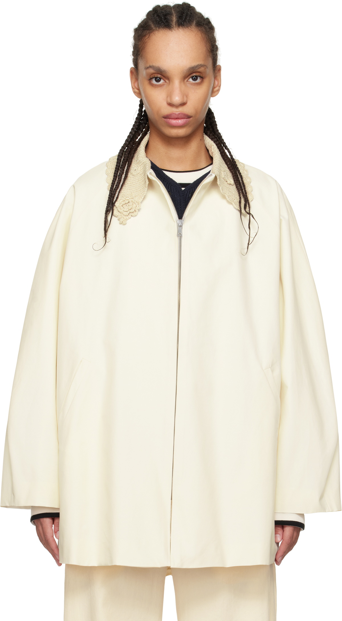 Cordera Off-White Crochet Jacket CORDERA