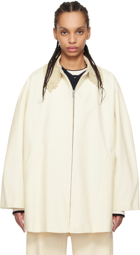 Photo: Cordera Off-White Crochet Jacket