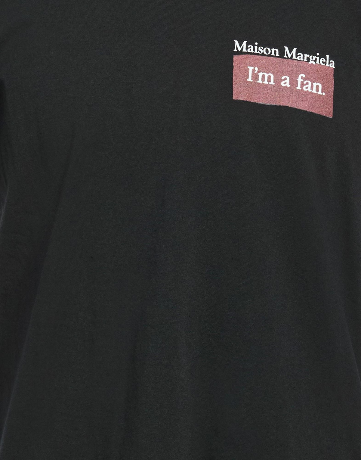 Maison Margiela Mens T-shirt in Black