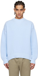 sacai Blue Vented Sweater